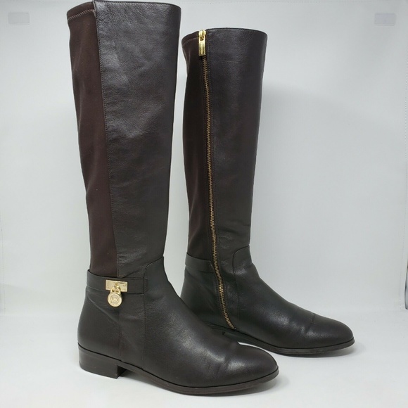 michael kors hamilton stretch boots